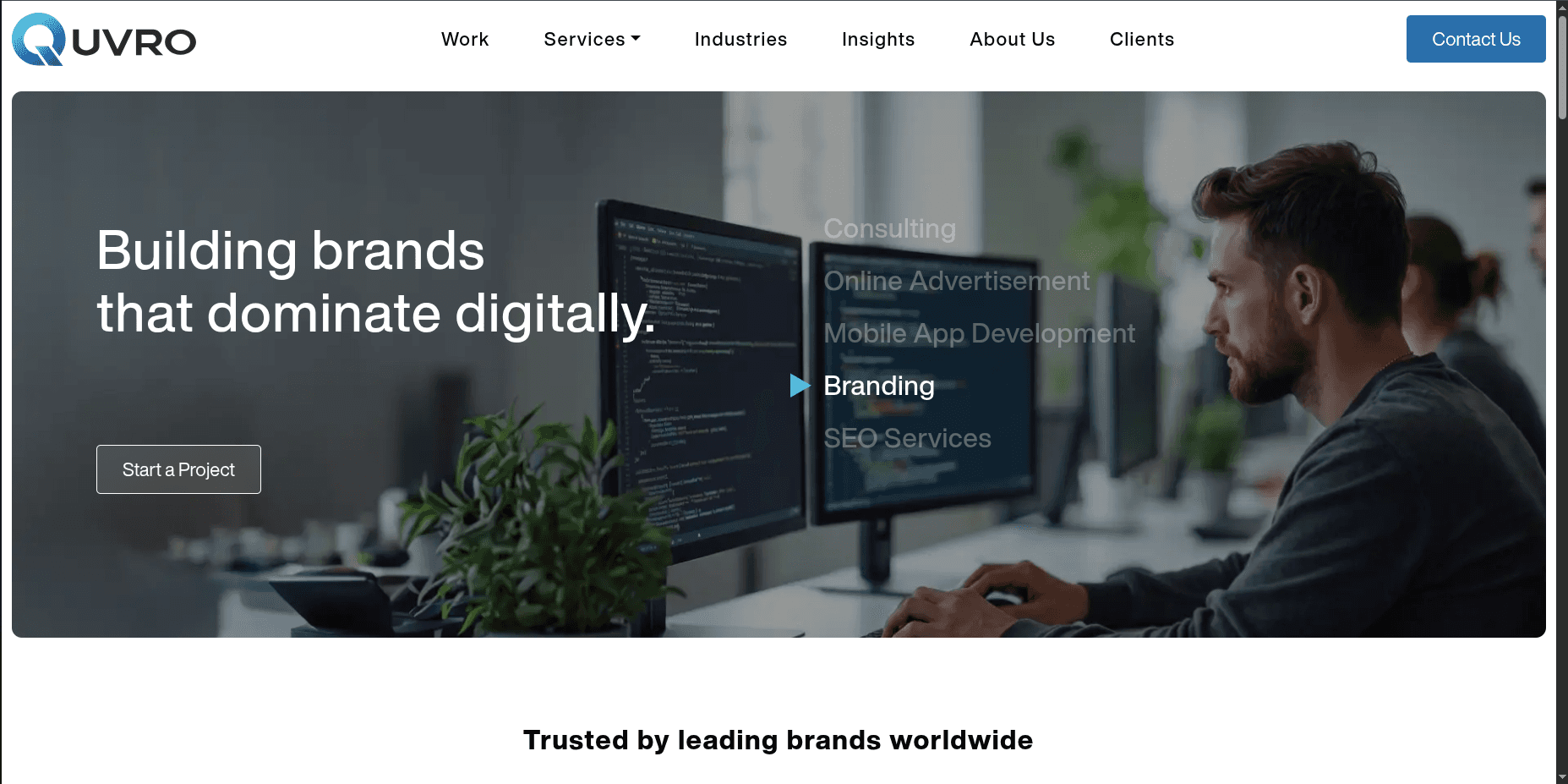 Quvro Website